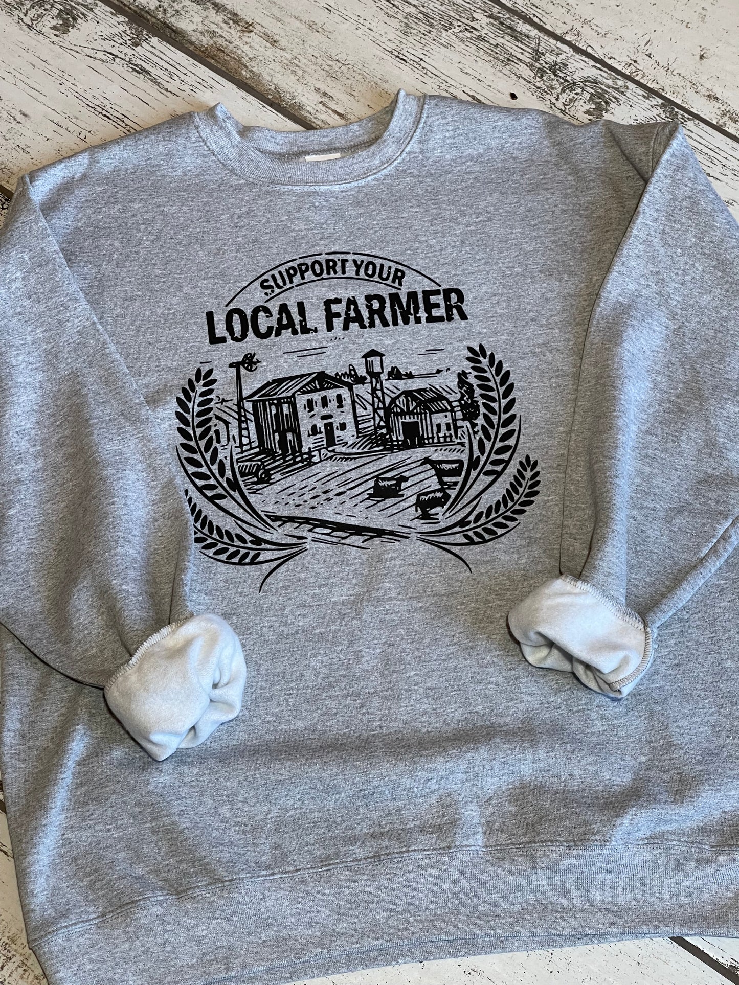 Support your Farmer Crewneck