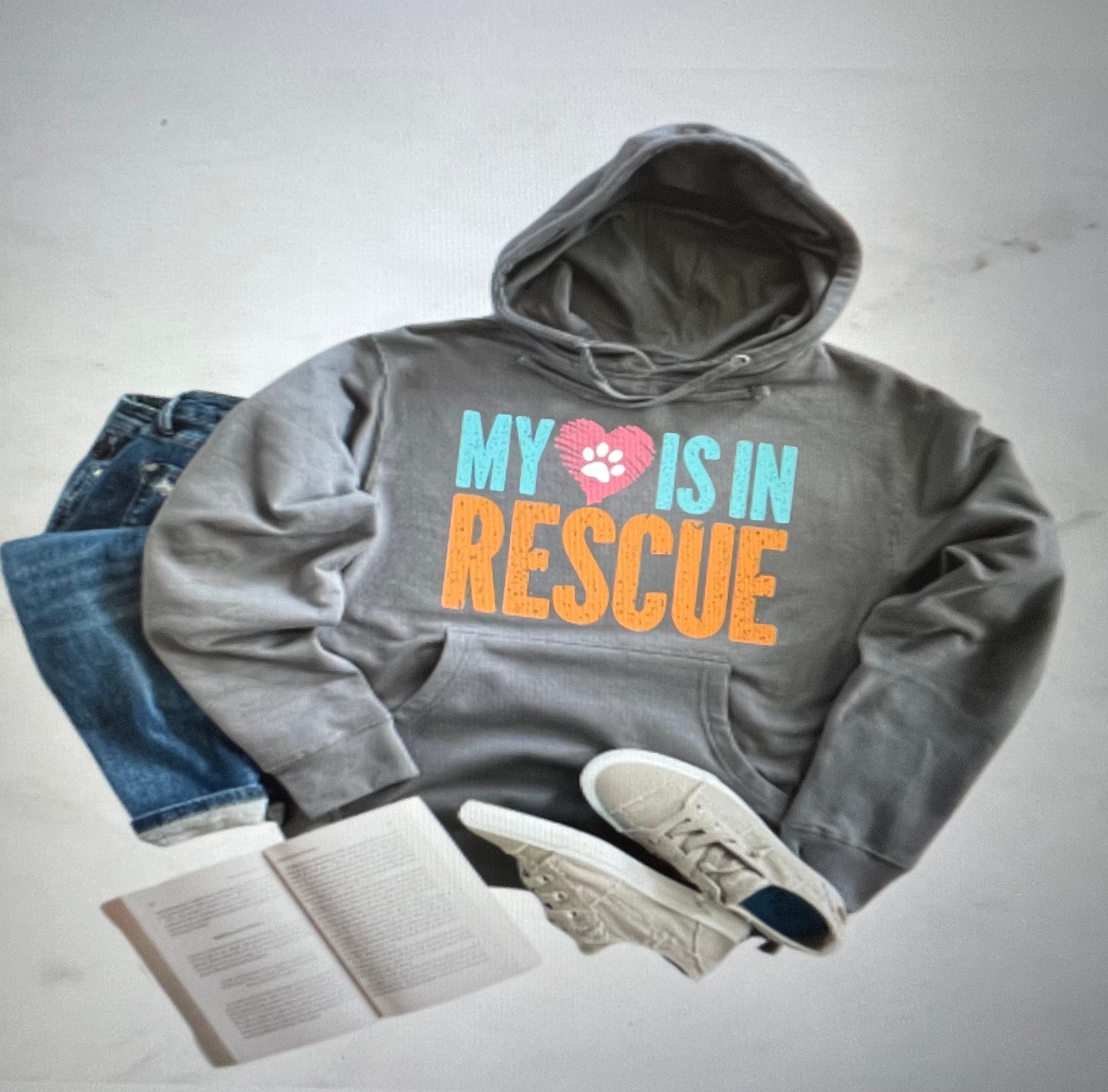 My Heart is in Rescue Hoodie