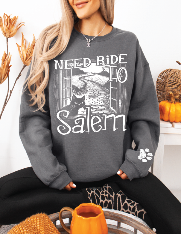 Need Ride to Salem Crewneck