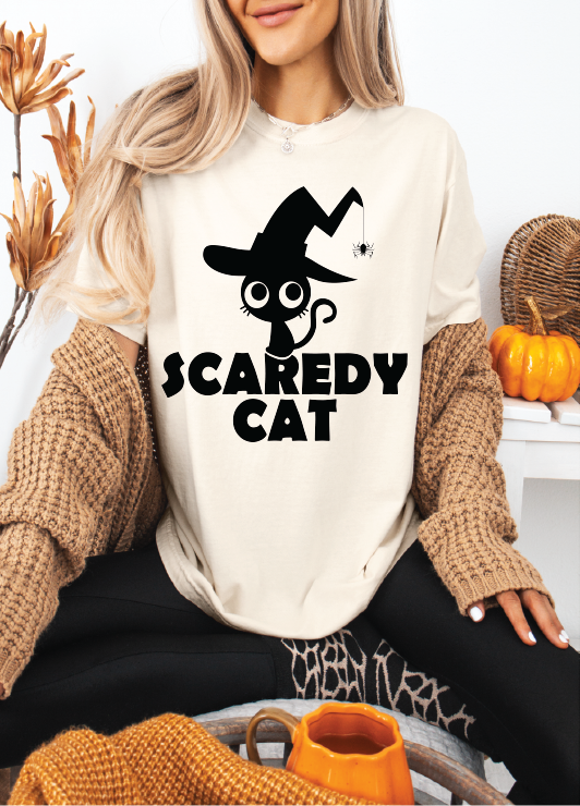 Scardy Cat tee